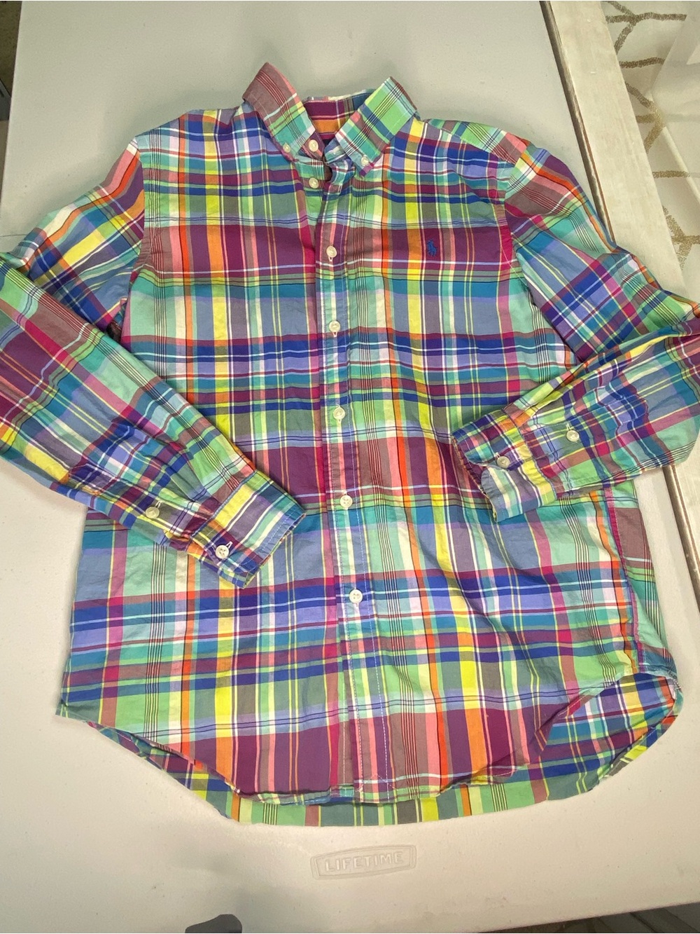 Ralph Lauren Multicolor Plaid Button-Down Shirt